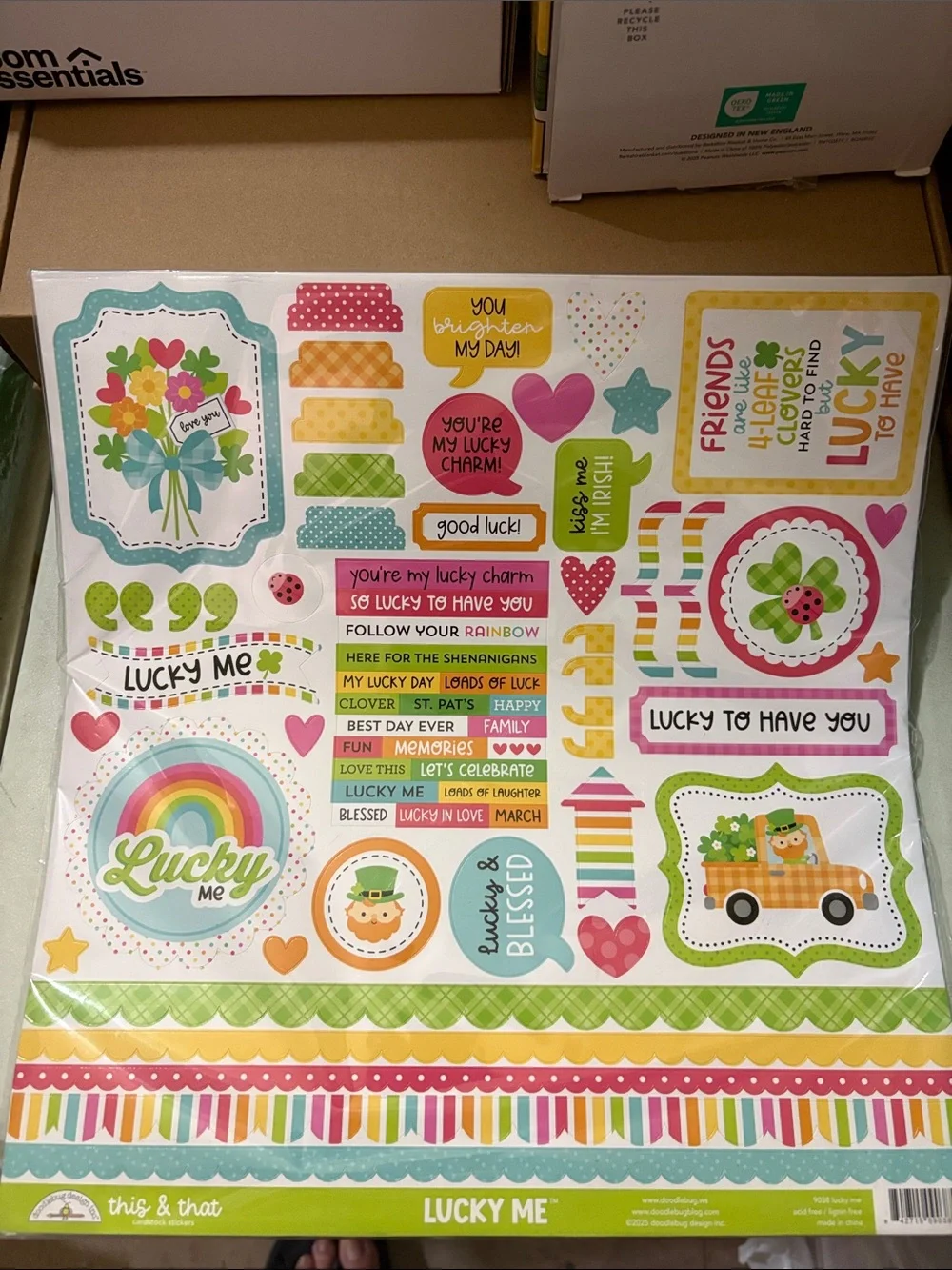 Scrapbooking set of stickers , borders  etc..